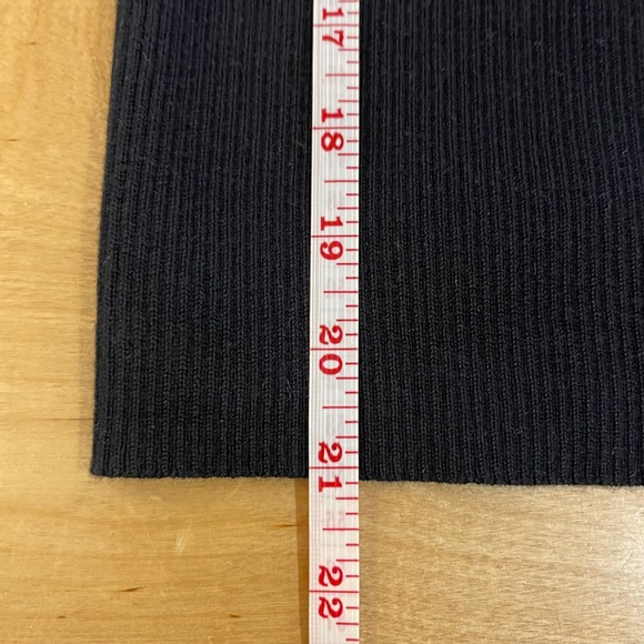 All:Row Nadia Black Sleeveless Turtleneck Top Ribbed Knit Sweater Tank S - Picture 8 of 8